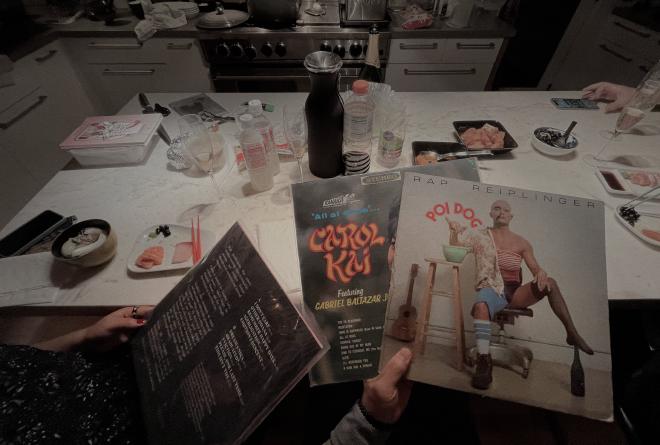 Local kine records (Poi Dogs with Crabs) -- Cambridge, MA.